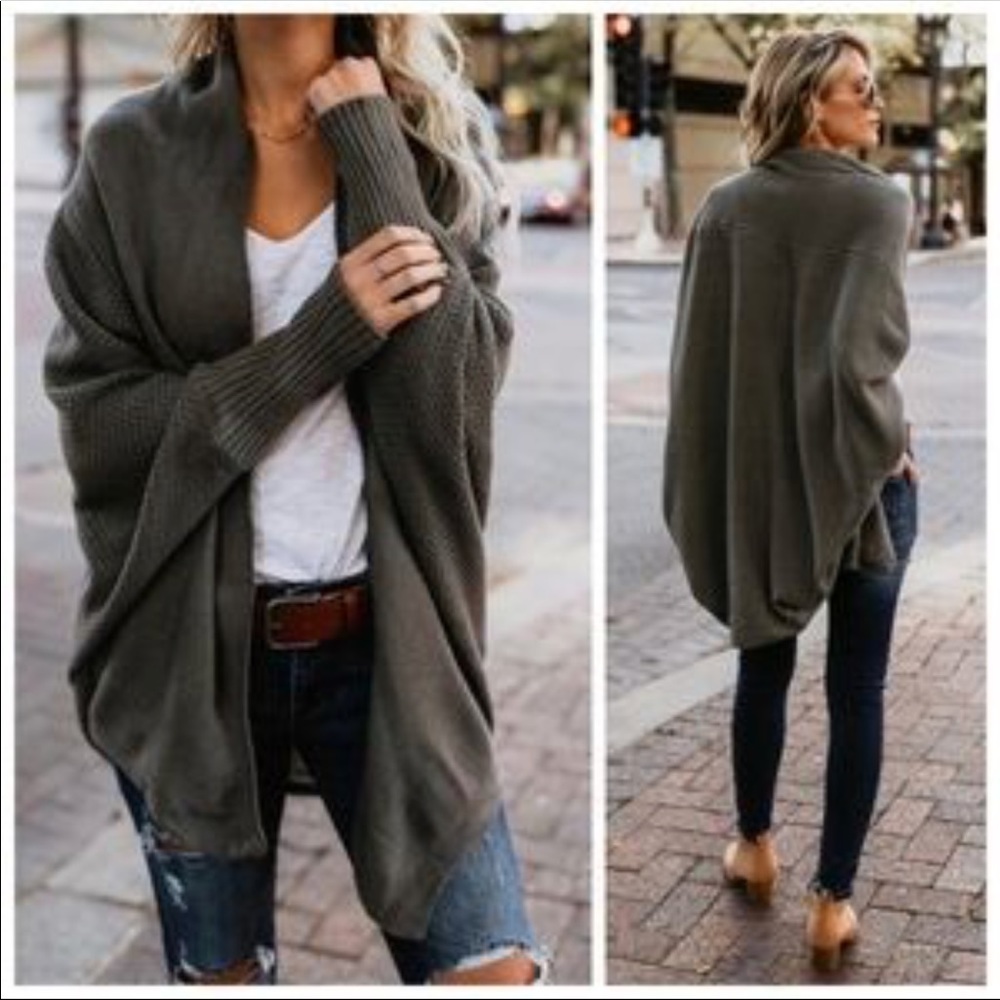✨LAST 1✨Sage Dolman Cardigan - Picture 1 of 8